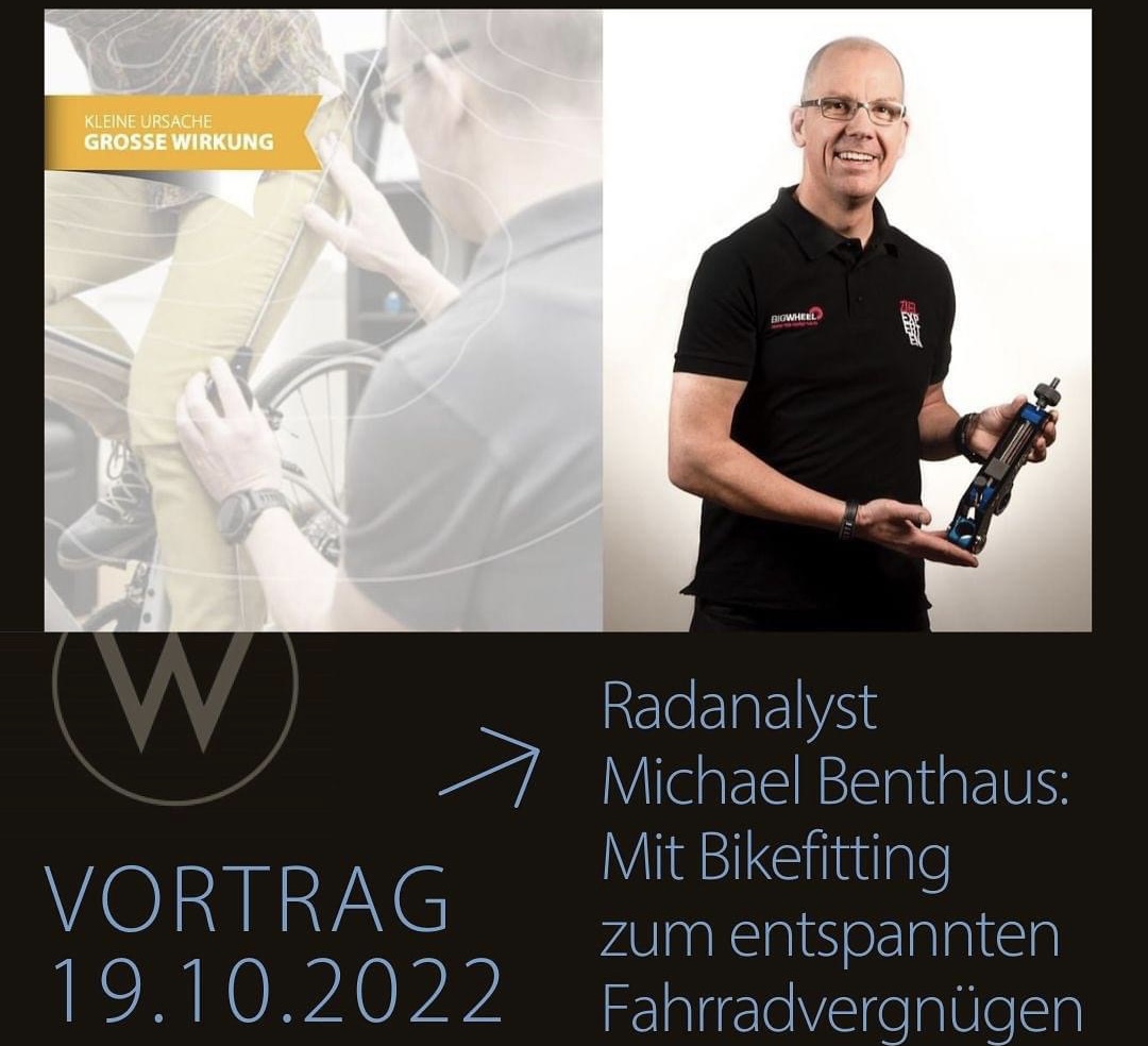 Mit Bikefitting zum entspannten Fahrradvergnügen! Vortrag am 19.10.2022!